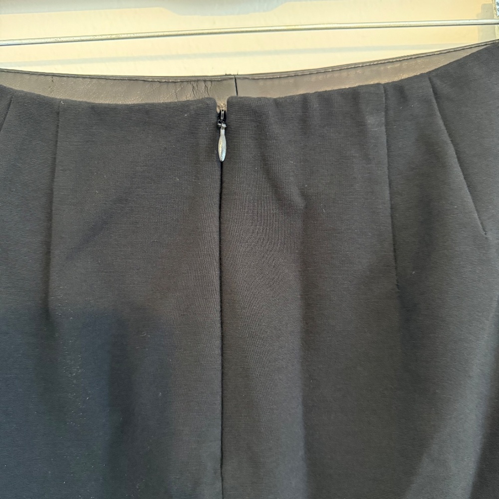 *Talbots Womens Petite True Lambskin Leather Front Panel Pencil Skirt 6P - Picture 13 of 14
